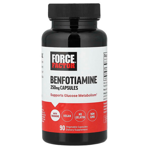 <img alt="Force Factor, Benfotiamine, 90 Vegetable Capsules" title="Force Factor, Benfotiamine, 90 Vegetable Capsules,810126660244"