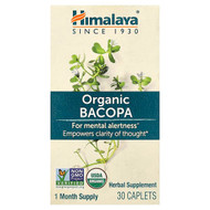 <img alt="Himalaya, Organic Bacopa, 30 Caplets" title="Himalaya, Organic Bacopa, 30 Caplets,605069432016"