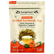<img alt="DelighTeas, Ayurvedic Herbal Turmeric Tea, Loose Blend, Caffeine Free , 4 oz (113 g)" title="DelighTeas, Ayurvedic Herbal Turmeric Tea, Loose Blend, Caffeine Free , 4 oz (113 g),638499231454"