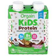 <img alt="Orgain, Kids Protein, Organic Nutritional Shake, Chocolate, 4 Pack, 8.25 fl oz (244 ml) Each" title="Orgain, Kids Protein, Organic Nutritional Shake, Chocolate, 4 Pack, 8.25 fl oz (244 ml) Each,851770003117"