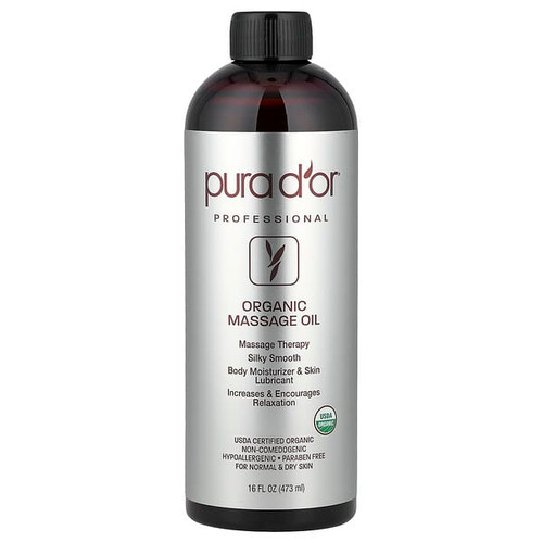 <img alt="Pura Dor, Professional, Organic Massage Oil, 16 fl oz, (473 ml)" title="Pura Dor, Professional, Organic Massage Oil, 16 fl oz, (473 ml),810023840503"