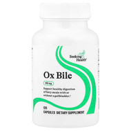 <img alt="Seeking Health, Ox Bile, 125 mg, 120 Capsules" title="Seeking Health, Ox Bile, 125 mg, 120 Capsules,810007520988"