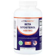 <img alt="Vitamatic, Beta Sitosterol, 400 mg, 180 Capsules" title="Vitamatic, Beta Sitosterol, 400 mg, 180 Capsules,602343801117"