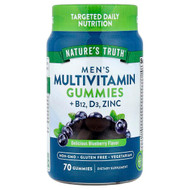<img alt="Natures Truth, Mens Multivitamin Gummies + B12, D3, Zinc, Delicious Blueberry, 70 Gummies" title="Natures Truth, Mens Multivitamin Gummies + B12, D3, Zinc, Delicious Blueberry, 70 Gummies,840093115393"