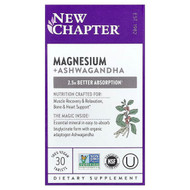 <img alt="New Chapter, Magnesium + Ashwagandha, 30 Vegan Tablets" title="New Chapter, Magnesium + Ashwagandha, 30 Vegan Tablets,727783902405"
