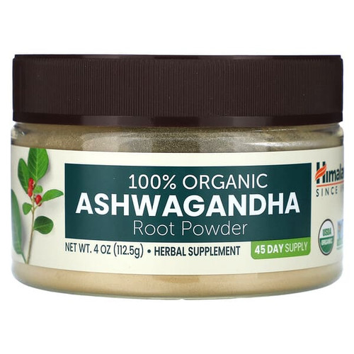 <img alt="Himalaya, 100% Organic Ashwagandha Root Powder, 4 oz (112.5 g)" title="Himalaya, 100% Organic Ashwagandha Root Powder, 4 oz (112.5 g),605069066525"