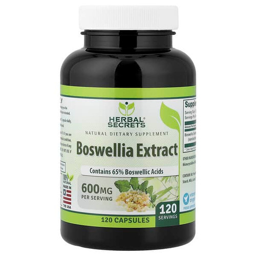 <img alt="Herbal Secrets, Boswellia Extract, 600 mg, 120 Capsules" title="Herbal Secrets, Boswellia Extract, 600 mg, 120 Capsules,810180025072"