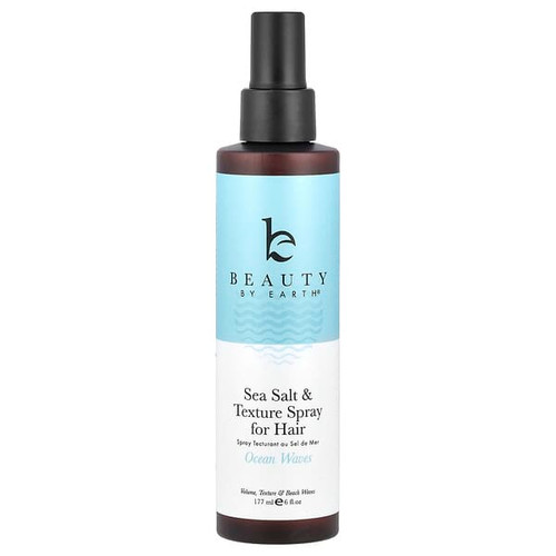 <img alt="Beauty By Earth, Sea Salt & Texture Spray For Hair, Ocean Waves, 6 fl oz (177 ml)" title="Beauty By Earth, Sea Salt & Texture Spray For Hair, Ocean Waves, 6 fl oz (177 ml),850003968087"