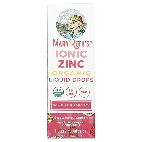 <img alt="MaryRuths, Organic Ionic Zinc Liquid Drops, Strawberry Lemon, 3 mg, 4 fl oz (120 ml)" title="MaryRuths, Organic Ionic Zinc Liquid Drops, Strawberry Lemon, 3 mg, 4 fl oz (120 ml),850036700456"
