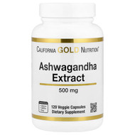 <img alt="California Gold Nutrition, Ashwagandha, 500 mg, 120 Veggie Capsules" title="California Gold Nutrition, Ashwagandha, 500 mg, 120 Veggie Capsules,898220023646"