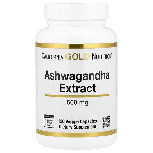 <img alt="California Gold Nutrition, Ashwagandha, 500 mg, 120 Veggie Capsules" title="California Gold Nutrition, Ashwagandha, 500 mg, 120 Veggie Capsules,898220023646"