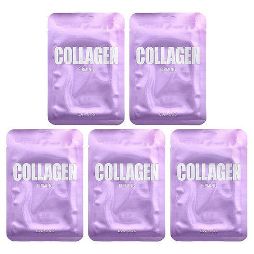 <img alt="Lapcos, Collagen Firming Beauty Sheet Mask Set, 5 Sheets, 0.84 fl oz (25 ml) Each" title="Lapcos, Collagen Firming Beauty Sheet Mask Set, 5 Sheets, 0.84 fl oz (25 ml) Each,818929020869"