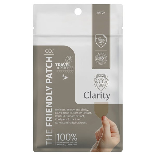 <img alt="The Friendly Patch, Travel Patches, Clarity, 8 Patches" title="The Friendly Patch, Travel Patches, Clarity, 8 Patches,850031081284"