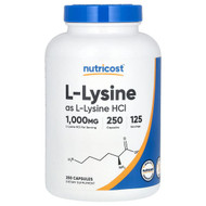 <img alt="Nutricost, L-Lysine, 250 Capsules (500 mg per Capsule)" title="Nutricost, L-Lysine, 250 Capsules (500 mg per Capsule),810139571704"