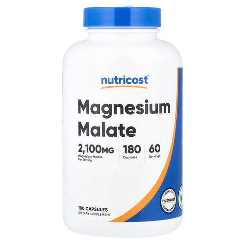 <img alt="Nutricost, Magnesium Malate, 180 Capsules (700 mg per Capsule)" title="Nutricost, Magnesium Malate, 180 Capsules (700 mg per Capsule),810014672960"