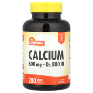 <img alt="Sundance Vitamins, Calcium + D3, 200 Coated Caplets" title="Sundance Vitamins, Calcium + D3, 200 Coated Caplets,840093106575"
