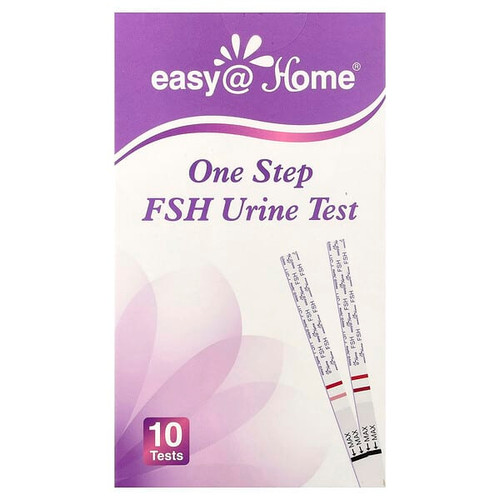 <img alt="Easy@Home, One Step FSH Urine Test, 10 Tests" title="Easy@Home, One Step FSH Urine Test, 10 Tests,810038638249"