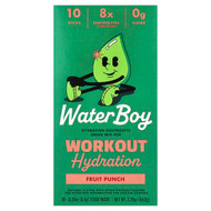 <img alt="Waterboy, Workout Hydration, Electrolyte Drink Mix, Fruit Punch, 10 Stick Packs, 0.23 oz (6.5 g) Each" title="Waterboy, Workout Hydration, Electrolyte Drink Mix, Fruit Punch, 10 Stick Packs, 0.23 oz (6.5 g) Each,850038437749"
