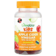 <img alt="Lifeable, Kids, Apple Cider Vinegar With the Mother Gummies, Apple, 60 Gummies" title="Lifeable, Kids, Apple Cider Vinegar With the Mother Gummies, Apple, 60 Gummies,810102731364"