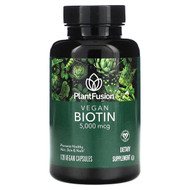 <img alt="PlantFusion, Vegan Biotin, 5,000 mcg, 120 Vegan Capsules" title="PlantFusion, Vegan Biotin, 5,000 mcg, 120 Vegan Capsules,840052400485"