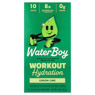 <img alt="Waterboy, Workout Hydration, Electrolyte Drink Mix, Lemon Lime, 10 Stick Packs, 0.22 oz (6.2 g) Each" title="Waterboy, Workout Hydration, Electrolyte Drink Mix, Lemon Lime, 10 Stick Packs, 0.22 oz (6.2 g) Each,850038437558"