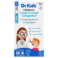 <img alt="DrKids, Childrens Cough & Chest Congestion, Ages 4+ Years, Mix Berry, 20 Single-Use Vials, 0.17 fl oz (5 ml) Each" title="DrKids, Childrens Cough & Chest Congestion, Ages 4+ Years, Mix Berry, 20 Single-Use Vials, 0.17 fl oz (5 ml) Each,313992000874"