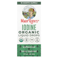 <img alt="MaryRuths, Organic Iodine Liquid Drops, Unflavored, 250 mcg, 1 fl oz (30 ml)" title="MaryRuths, Organic Iodine Liquid Drops, Unflavored, 250 mcg, 1 fl oz (30 ml),856645008167"