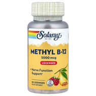 <img alt="Solaray, Methyl B-12 Lozenges, Natural Lemon Raspberry , 5,000 mcg, 60 Lozenges" title="Solaray, Methyl B-12 Lozenges, Natural Lemon Raspberry , 5,000 mcg, 60 Lozenges,076280293371"