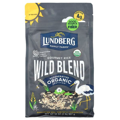 <img alt="Lundberg, Organic Gourmet Rice, Wild Blend , 32 oz (907 g)" title="Lundberg, Organic Gourmet Rice, Wild Blend , 32 oz (907 g),073416541504"
