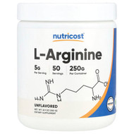 <img alt="Nutricost, L-Arginine, Unflavored, 8.9 oz (250 g)" title="Nutricost, L-Arginine, Unflavored, 8.9 oz (250 g),810139574392"