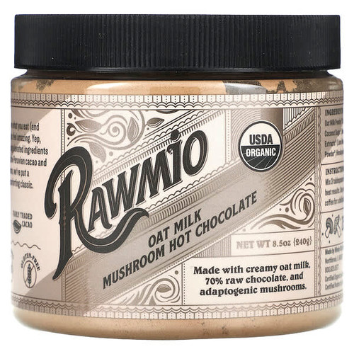 <img alt="Rawmio, Oat Milk Mushroom Hot Chocolate, 8.5 oz (240 g)" title="Rawmio, Oat Milk Mushroom Hot Chocolate, 8.5 oz (240 g),850020805327"
