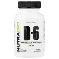 <img alt="NutraBio, Vitamin B-6, 100 mg, 60 Capsules" title="NutraBio, Vitamin B-6, 100 mg, 60 Capsules,649908216863"