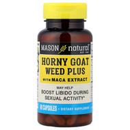 <img alt="Mason Natural, Horny Goat Weed Plus With Maca Extract, 60 Capsules" title="Mason Natural, Horny Goat Weed Plus With Maca Extract, 60 Capsules,311845157256"