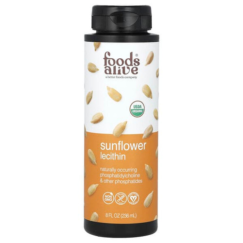 <img alt="Foods Alive, Organic Sunflower Lecithin Liquid, 8 fl oz (236 ml)" title="Foods Alive, Organic Sunflower Lecithin Liquid, 8 fl oz (236 ml),850008080098"
