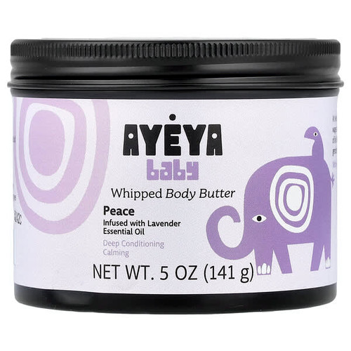 <img alt="Ayeya, Baby, Whipped Body Butter, Lavender, 5 oz (141 g)" title="Ayeya, Baby, Whipped Body Butter, Lavender, 5 oz (141 g),810129397017"