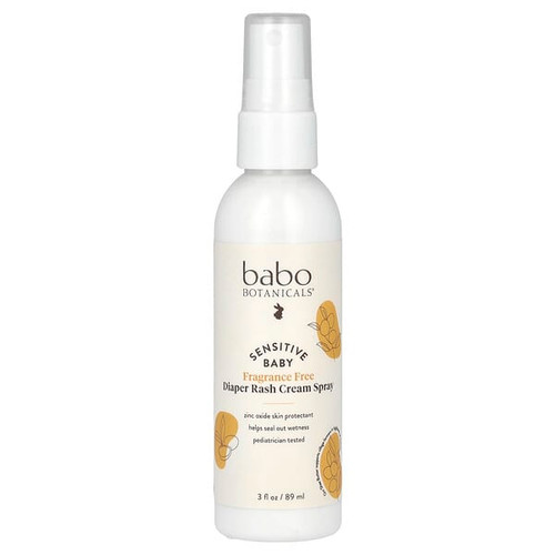 <img alt="Babo Botanicals, Sensitive Baby, Diaper Rash Cream Spray, Fragrance Free, 3 fl oz (89 ml)" title="Babo Botanicals, Sensitive Baby, Diaper Rash Cream Spray, Fragrance Free, 3 fl oz (89 ml),899248011806"