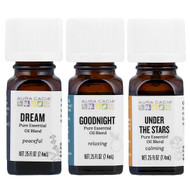 <img alt="Aura Cacia, Bedtime Kit, Pure Essential Oil Blends, 3 Bottles, 0.25 fl oz (7.4 ml) Each" title="Aura Cacia, Bedtime Kit, Pure Essential Oil Blends, 3 Bottles, 0.25 fl oz (7.4 ml) Each,051381991227"