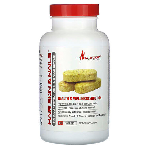 <img alt="Metabolic Nutrition, Hair Skin & Nails, 90 Tablets" title="Metabolic Nutrition, Hair Skin & Nails, 90 Tablets,764779562908"