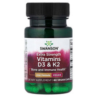 <img alt="Swanson Vitamins, Vitamins D3 & K2, 60 Veggie Caps" title="Swanson Vitamins, Vitamins D3 & K2, 60 Veggie Caps,087614118048"