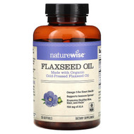 <img alt="NatureWise, Flaxseed Oil, 120 Softgels" title="NatureWise, Flaxseed Oil, 120 Softgels,858081006059"
