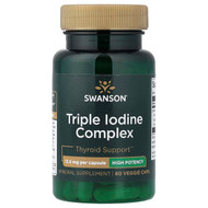 <img alt="Swanson Vitamins, Triple Iodine Complex, 12.5 mg, 60 Veggie Caps" title="Swanson Vitamins, Triple Iodine Complex, 12.5 mg, 60 Veggie Caps,087614028095"