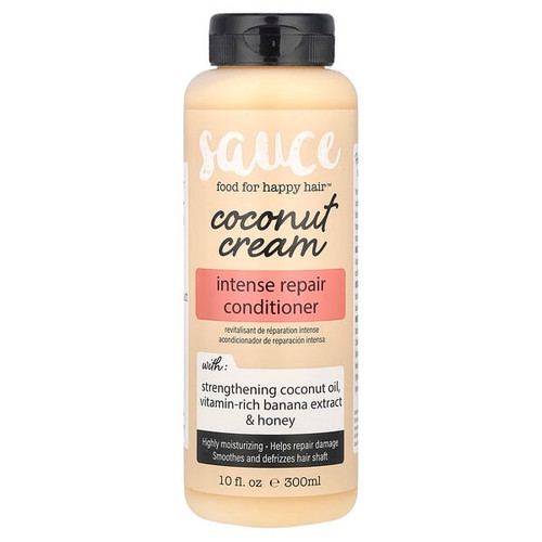 <img alt="Sauce Beauty, Intense Repair Conditioner, Coconut Cream , 10 fl oz (300 ml)" title="Sauce Beauty, Intense Repair Conditioner, Coconut Cream , 10 fl oz (300 ml),856883008035"