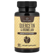 <img alt="Sunergetic, Quercetin & Bromelain, 60 Capsules" title="Sunergetic, Quercetin & Bromelain, 60 Capsules,852207008118"