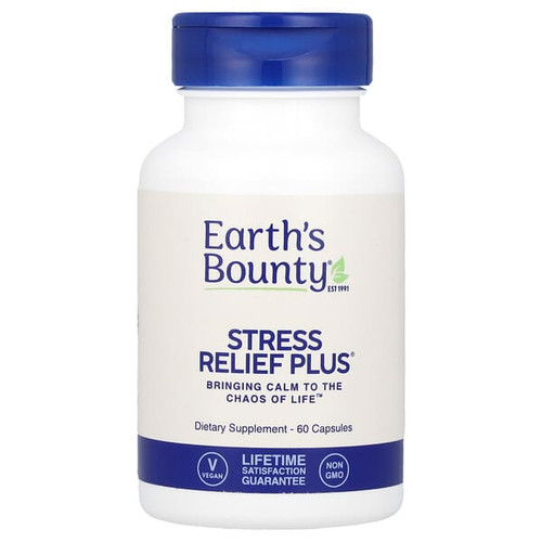 <img alt="Earths Bounty, Stress Relief Plus, 60 Capsules" title="Earths Bounty, Stress Relief Plus, 60 Capsules,707990251008"