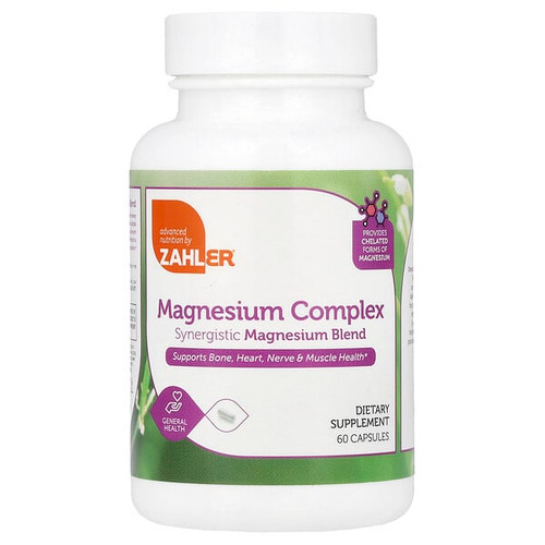 <img alt="Zahler, Magnesium Complex, 60 Capsules" title="Zahler, Magnesium Complex, 60 Capsules,848998083465"