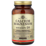 <img alt="Solgar, Calcium Magnesium with Vitamin D3, 150 Tablets" title="Solgar, Calcium Magnesium with Vitamin D3, 150 Tablets,033984005181"