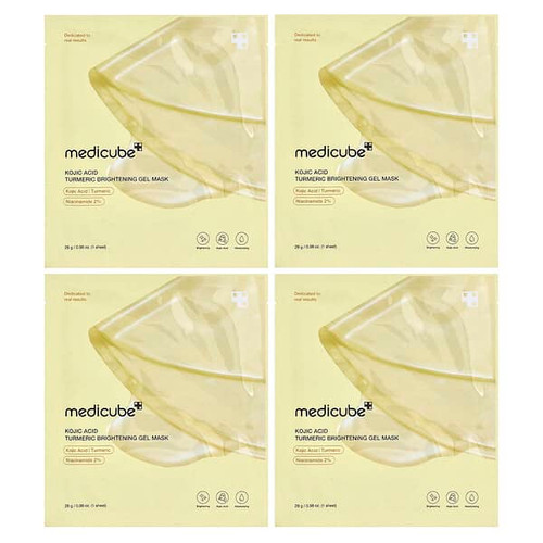 <img alt="Medicube, Kojic Acid Turmeric Brightening Gel Beauty Mask, 4 Sheets, 0.98 oz (28 g) Each" title="Medicube, Kojic Acid Turmeric Brightening Gel Beauty Mask, 4 Sheets, 0.98 oz (28 g) Each,8800256114603"