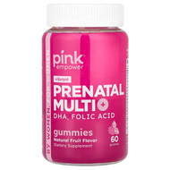 <img alt="Pink, Prenatal Multi Gummies + DHA, Folic Acid, Natural Fruit, 60 Gummies" title="Pink, Prenatal Multi Gummies + DHA, Folic Acid, Natural Fruit, 60 Gummies,840093114075"
