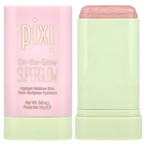 <img alt="Pixi Beauty, On-The-Glow Superglow, Highlight Moisture Stick, PetalDew, 0.6 oz (19 g)" title="Pixi Beauty, On-The-Glow Superglow, Highlight Moisture Stick, PetalDew, 0.6 oz (19 g),885190342990"