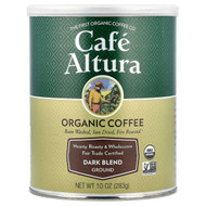 <img alt="Cafe Altura, Organic Coffee, Ground, Dark Blend, 10 oz (283 g)" title="Cafe Altura, Organic Coffee, Ground, Dark Blend, 10 oz (283 g),032843396170"